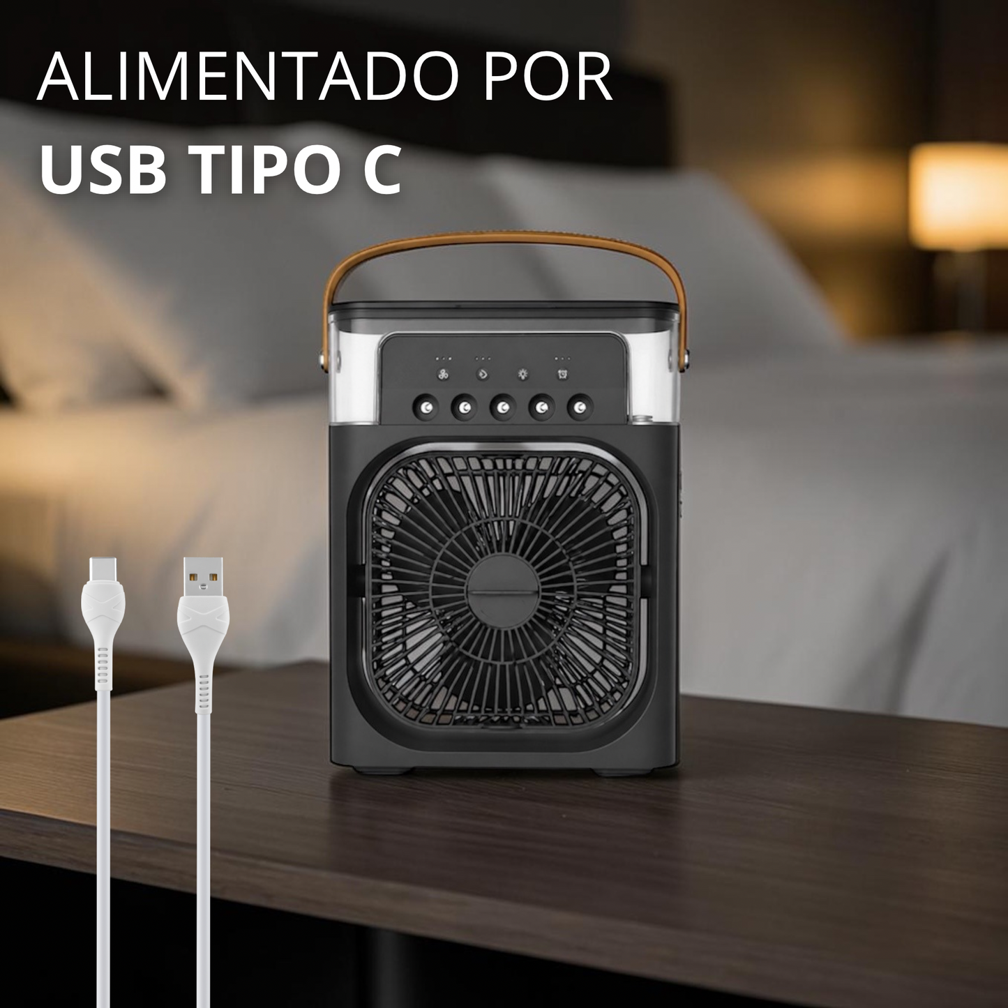 Ventilador Portátil con Humidificador | FrozyAir